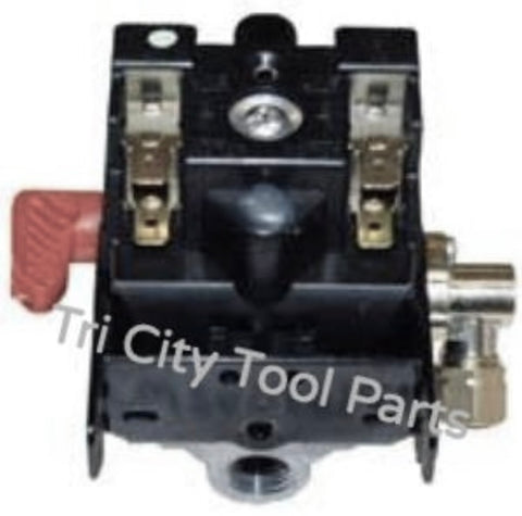 CW207589AV Air Compressor Pressure Switch  125 / 95 PSI  Campbell Hausfeld