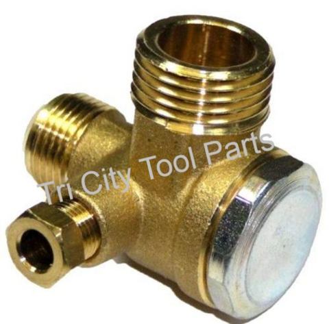 160-591 Hitachi  Air Compressor Check Valve 90deg.