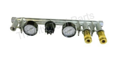 141-0283  Regulator Manifold Assembly W/ Gauges Sanborn Powermate / Craftsman