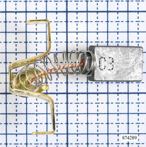 874289  Brush & Retainer Assy  Porter Cable Replaces 865210