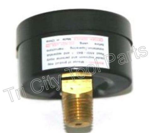 GA0250200BM2GC Rolair  Air Compressor Gauge  2" 200psi  1/4" NPT  Back Mount