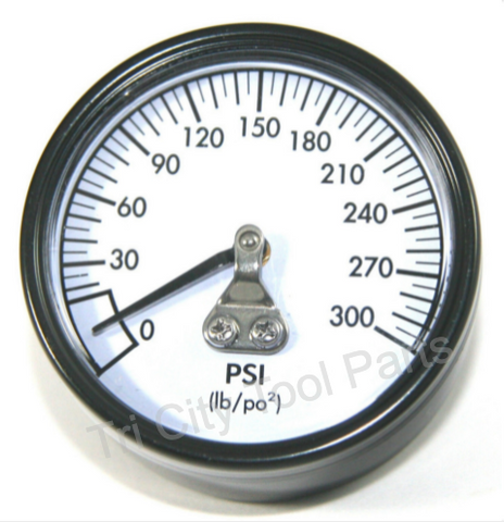 A18885 DeWalt Air Compressor Gauge  2"  300psi 1/4" Back Mount