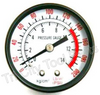 GA0250200BM2GC Rolair  Air Compressor Gauge  2" 200psi  1/4" NPT  Back Mount