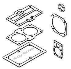 5140119-52  Gasket Set  DeWalt / Porter Cable Air Compressor