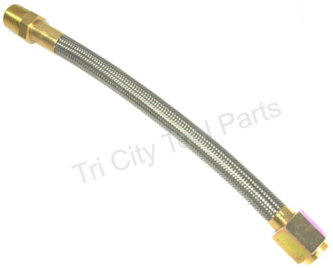 FDT15 / 145H Rolair Air Compressor Steel Braided Discharge Tube 15"
