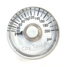 GA0125200GC Rolair  Air Compressor Gauge 200 PSI  1-1/2"  OD  X 1/8" NPT