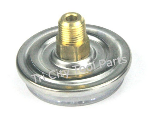 GA0125200GC Rolair  Air Compressor Gauge 200 PSI  1-1/2"  OD  X 1/8" NPT
