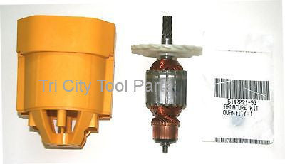 5140021-93 Dewalt Miter Saw Motor Armature Kit , DW705 Types 4A thru Type 7