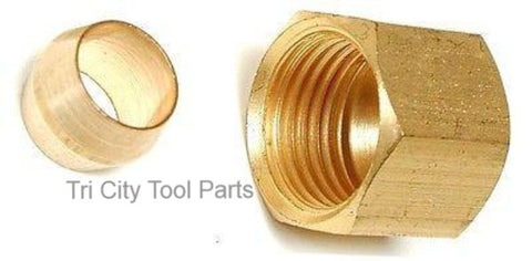 Air Compressor 3/8" Compression Nut  ST039800AV & ST039700AV  Campbell Hausfeld