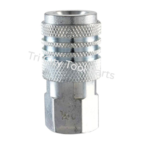 MP602500AV 1/4" Universal Steel Coupler 1/4" Female NPT