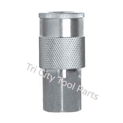 MP603100AV 3/8" Automotive Steel Coupler 1/4" Female NPT