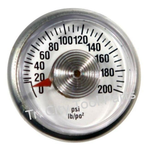 PG14 Emglo Air Compressor Gauge 1-1/2" 200psi   Dewalt / Jenny