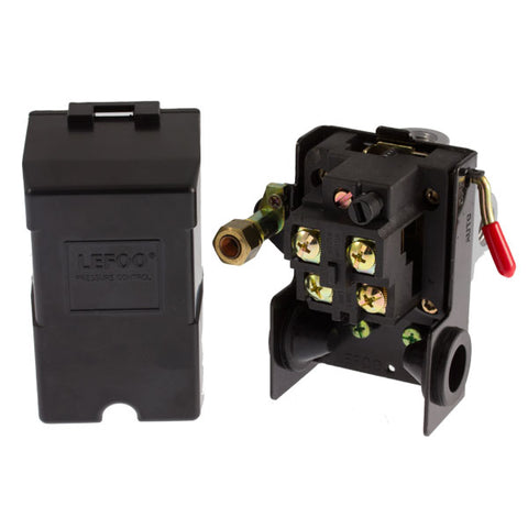 PS104P Air Compressor Pressure Switch 125/95 PSI Four Port