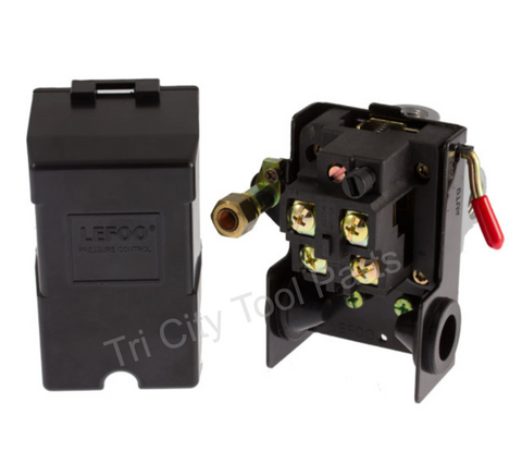 PS104P-HP Air Compressor Pressure Switch High Pressure 175 / 135 PSI 4 Port