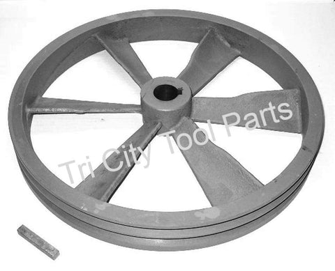 PU016700AJ 16" Flywheel 2B W/Key Campbell Hausfeld Air Compressor