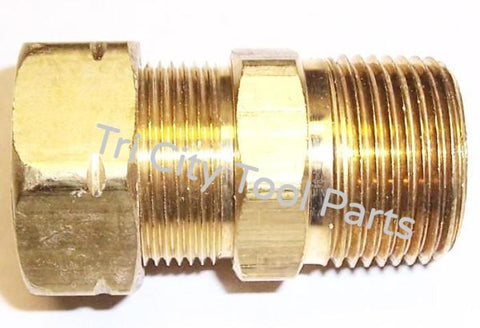 ST072024AV  Campbell Hausfeld Compressor Tube Fitting Assm  3/4T X 3/4P
