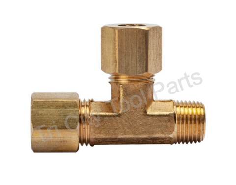 121-1038 Emglo / Jenny TEE Fitting 1/4" X 1/8"