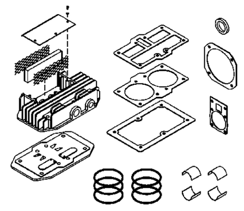 5140121-21 Overhaul Kit DeWalt / Porter Cable Air Compressor Pump