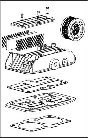 5140121-22 Head & Valve Plate Kit DeWalt / Porter Cable Air Compressor Pump