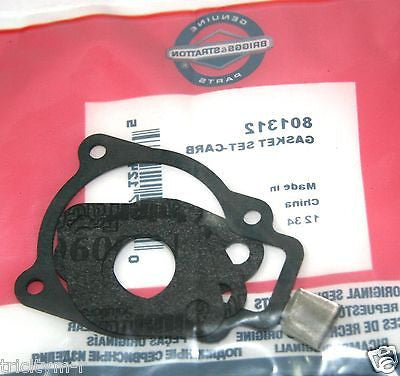 801312 Briggs & Stratton Snow Blower Carburetor Gasket Set   Genuine OEM Parts