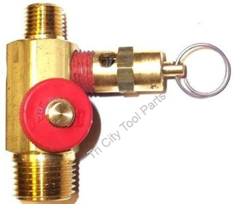 V-205301AV Campbell Hausfeld  Air Compressor Shut Off W/ Safety Valve  140 PSI