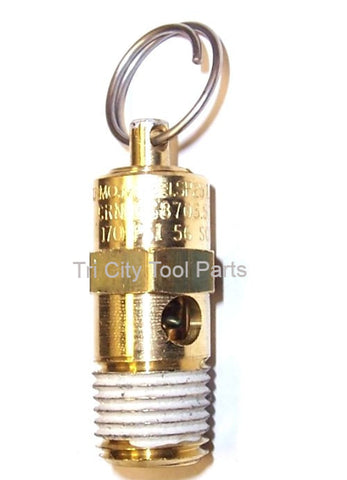 5140119-54 Safety Valve DeWalt / Porter Cable Air Compressor  1/4" X 175 PSI
