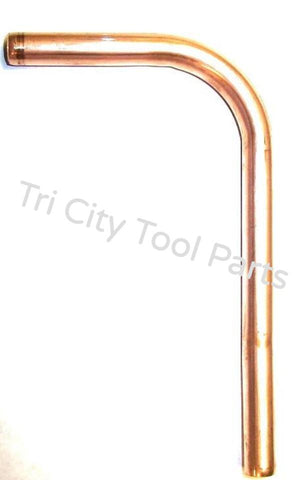 VT001901AP AP Campbell Hausfeld Compressor Exhaust Tube 1/2" Head to Check Valve