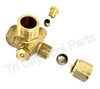 40400 W/CS Check Valve Central Pneumatic 40400 Air Compressor Brass CV