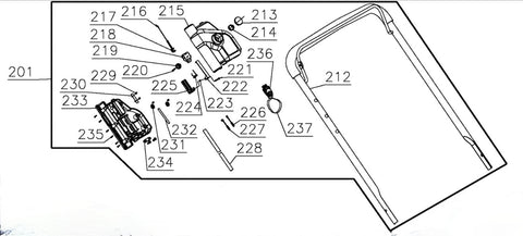5140187-97 Switch Box Assy  Black & Decker Mower CM2043C