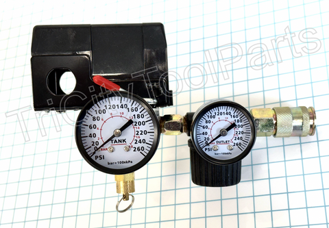 DC080155AV Pressure Switch & Regulator Kit Campbell Hausfeld