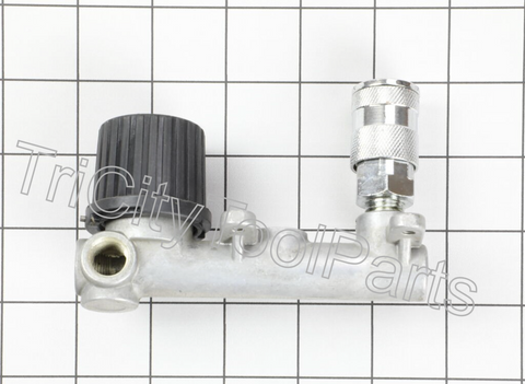HL035700AV Air Compressor Manifold (One Coupler) Campbell Hausfeld  HL5403 / HL5404