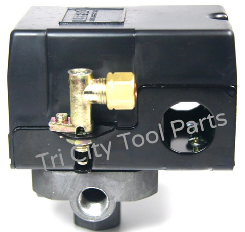 E100957 90 Pressure Switch W/ 90 Deg Unloader 125 / 95 PSI  Craftsman Air Compressor