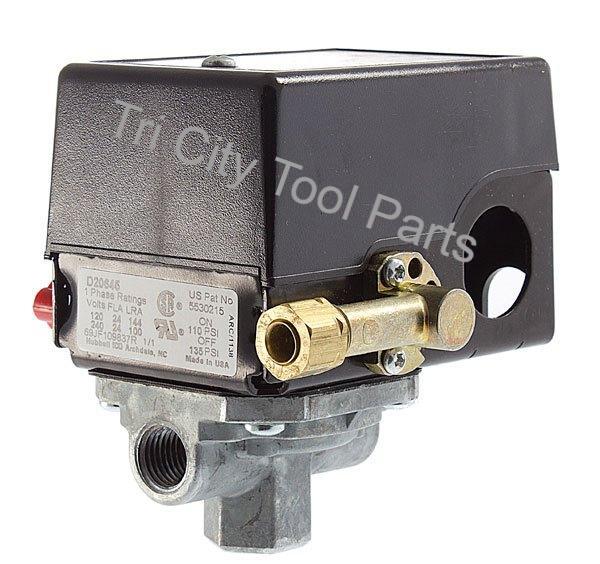 5140112-32 Air Compressor Pressure Switch D20645 135/110 Craftsman