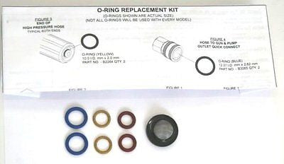 84007979 / 6198 / 196002GS Briggs & Stratton Pressure Washer O-ring Kit