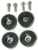 Air Compressor Rubber Feet / Foot Mount Set of 4 W/ Mounting Screws 219WS