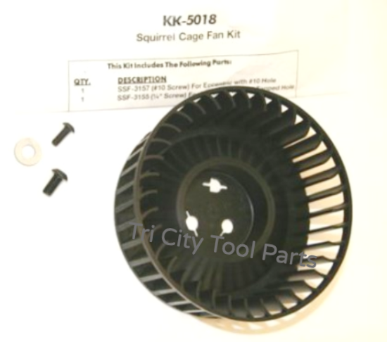KK-5018 Air Compressor Fan Kit Craftsman / DeVilbiss / Porter Cable ...