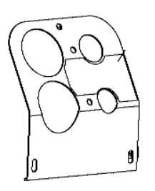 N012782 Cover , Console  DeWalt Regulator Manifold.