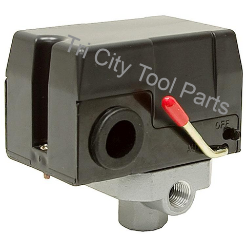 PS104P Air Compressor Pressure Switch 125/95 PSI Four Port