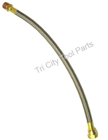 110515-050 Quincy Air Compressor Discharge Tube - Stainless Steel Braided