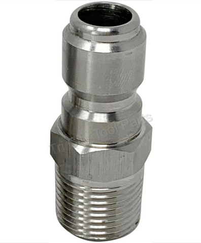 PRESSURE WASHER 3/8" QUICK COUPLER DISCONNECT PLUG , 3/8" NPT MALE