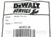 401853-00 DeWalt Brush Set , Rotary Hammer