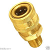 PRESSURE WASHER 1/4" QUICK COUPLER DISCONNECT SOCKET 1/4" MALE NPT