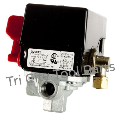 Z-D26612 Porter Cable Air Compressor Pressure Switch - Craftsman  D26612