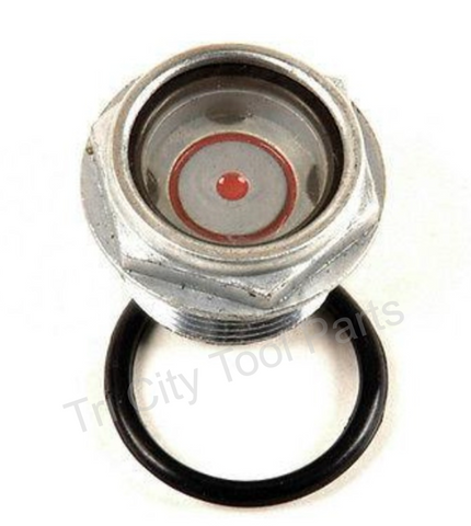 DP400045AV Campbell Hausfeld Oil Level Sight Glass Gauge W/ O-Ring